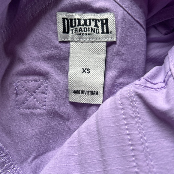 Duluth Heirloom Short Overalls, XS, Purple - Picture 4 of 4